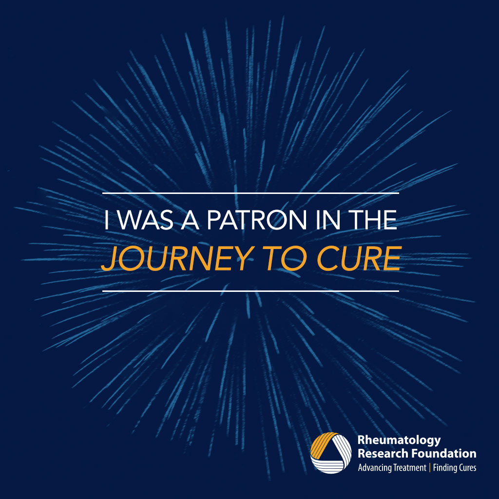 Journey to Cure Social Media Badge, a symbol of your role in ending rheumatic disease.