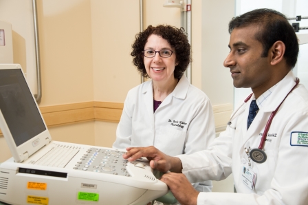 Rheumatologists Dr. Narandra Bethina and Dr. Bonita Libman at University of Vermont Medical Center.