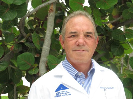Rheumatologist Dr. Norman Gaylis who made $1 million commitment to Rheumatology Research Foundation.